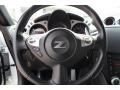 Gray Leather 2010 Nissan 370Z Touring Roadster Steering Wheel