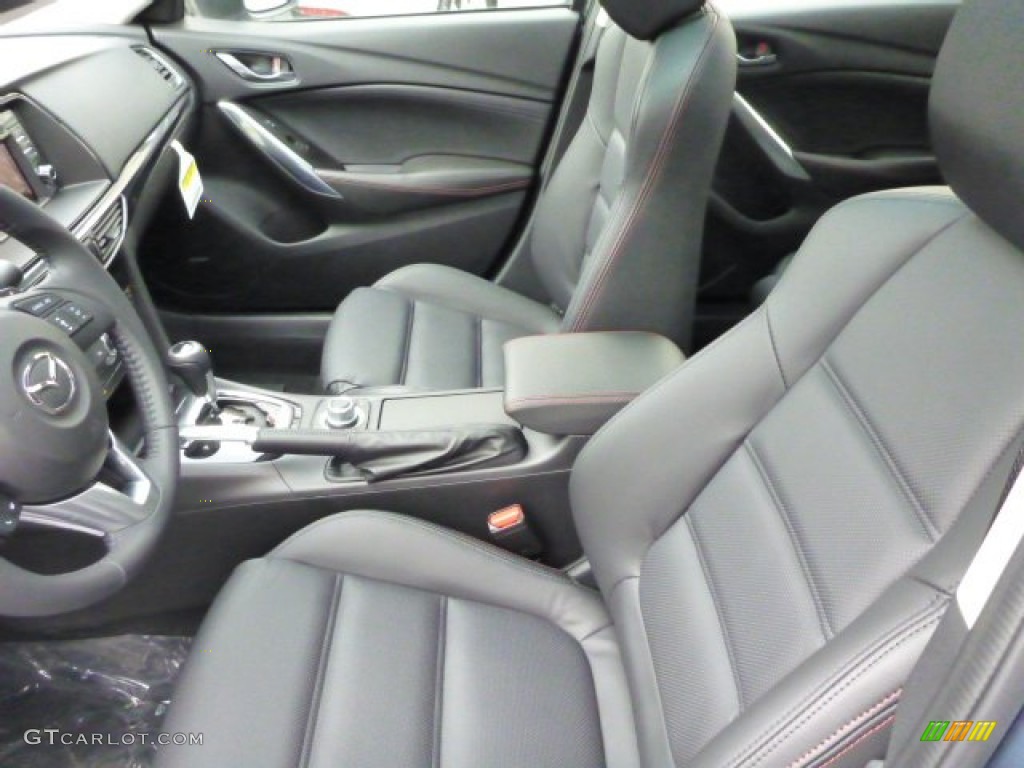 Black Interior 2014 Mazda MAZDA6 Grand Touring Photo #78160182