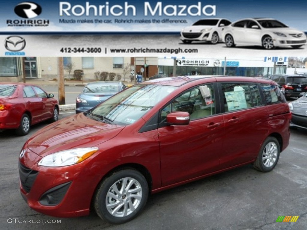 Zeal Red Mica Mazda MAZDA5