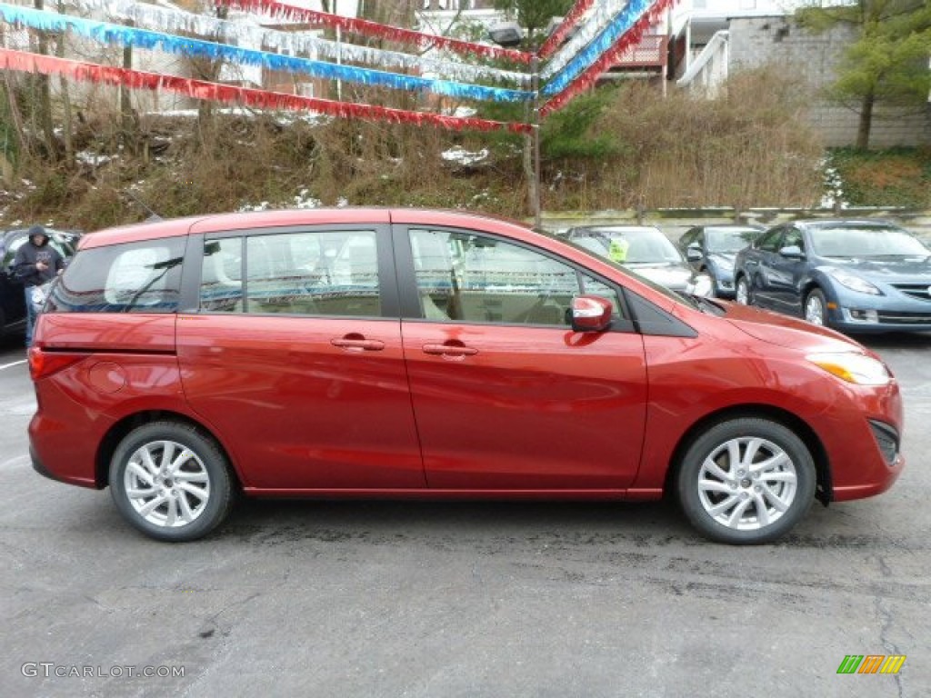 Zeal Red Mica 2013 Mazda MAZDA5 Sport Exterior Photo #78160509