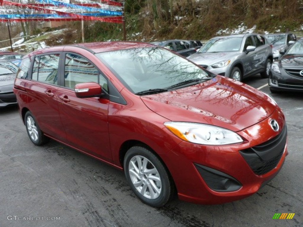 Zeal Red Mica 2013 Mazda MAZDA5 Sport Exterior Photo #78160533