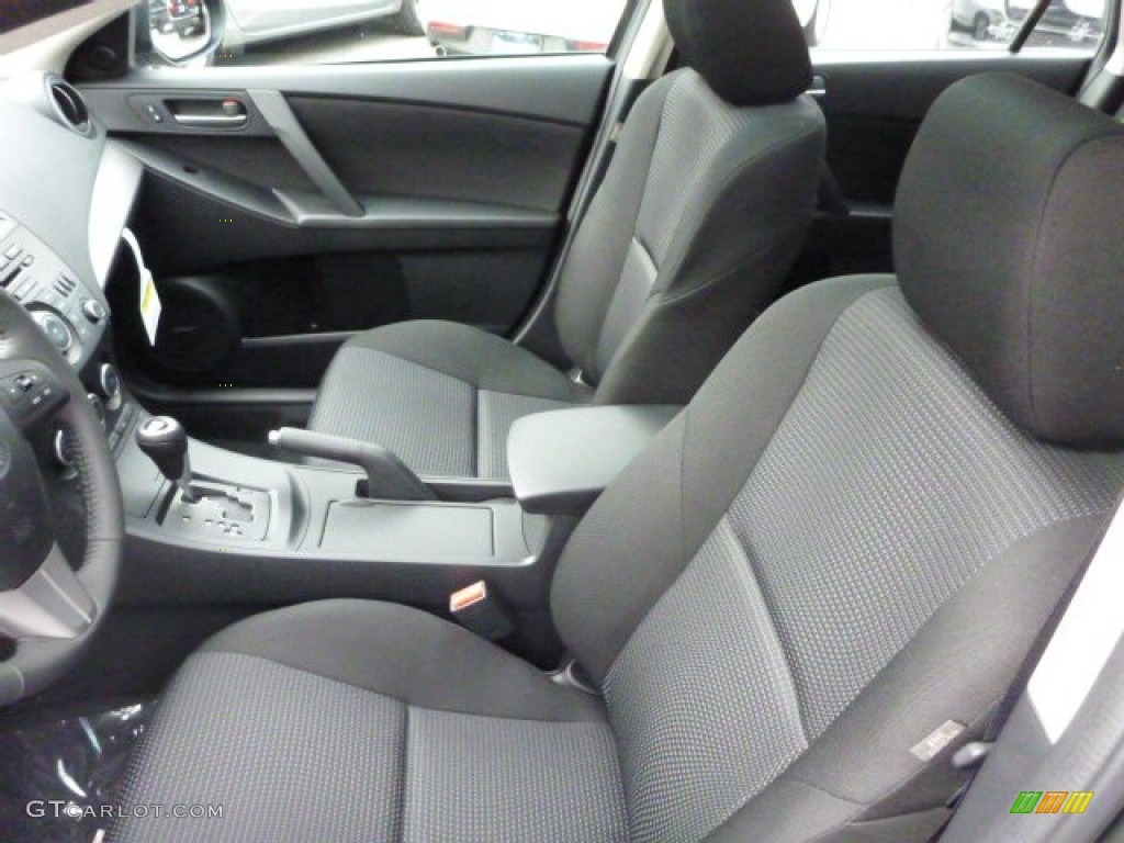 Black Interior 2013 Mazda MAZDA3 i Touring 5 Door Photo #78161334