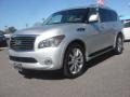 2011 Liquid Platinum Infiniti QX 56 4WD  photo #8