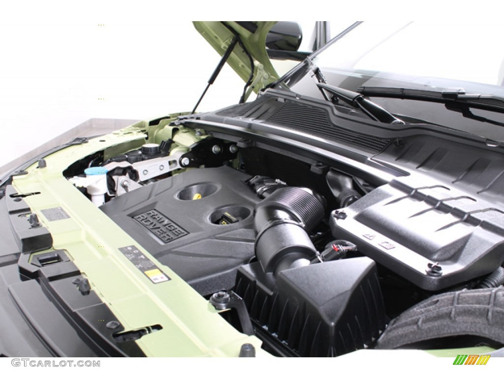 2012 Range Rover Evoque Coupe Dynamic - Colima Lime Metallic / Dynamic Ebony/Cirrus photo #23