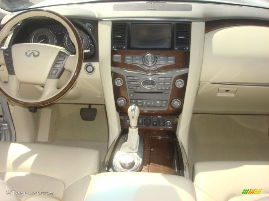 2011 Infiniti QX 56 4WD Wheat Dashboard Photo #78161610