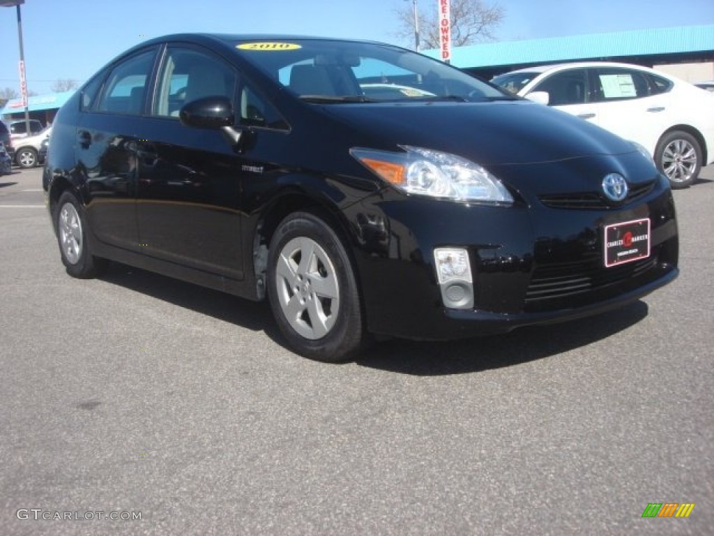 2010 Prius Hybrid II - Black / Dark Gray photo #1