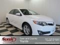 2013 Super White Toyota Camry SE  photo #1
