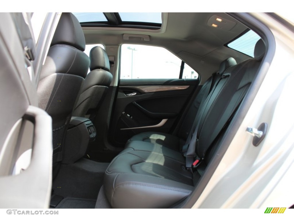 2013 CTS 3.0 Sedan - Silver Coast Metallic / Ebony photo #21