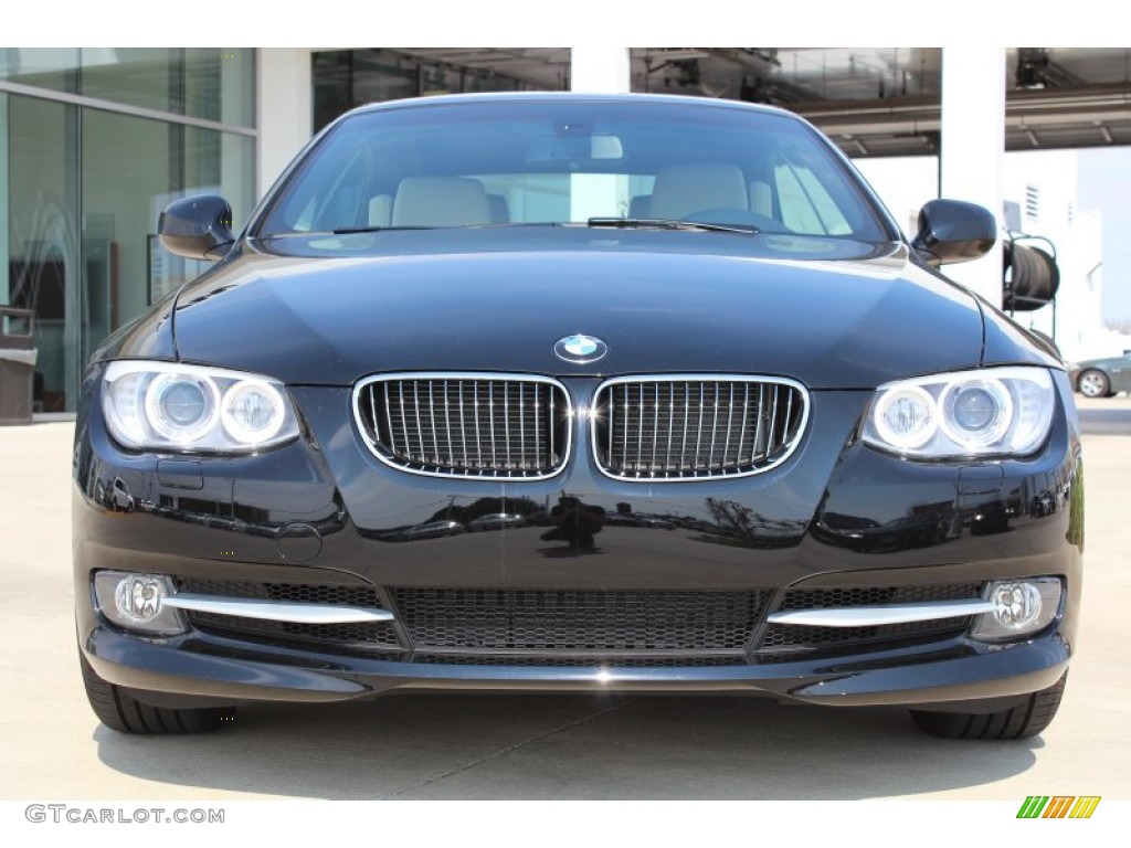 2013 3 Series 328i Convertible - Jet Black / Cream Beige photo #7