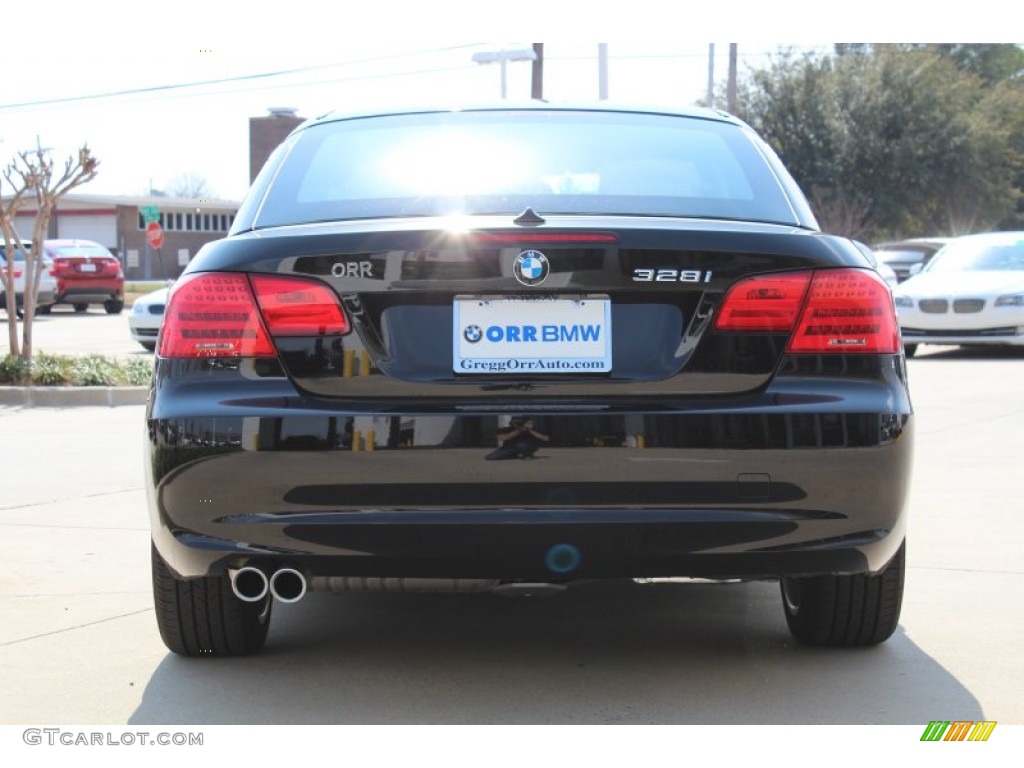 2013 3 Series 328i Convertible - Jet Black / Cream Beige photo #8