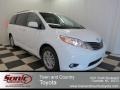 2013 Super White Toyota Sienna XLE  photo #1