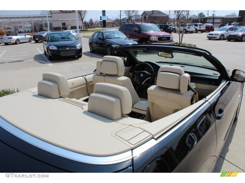 2013 3 Series 328i Convertible - Jet Black / Cream Beige photo #12