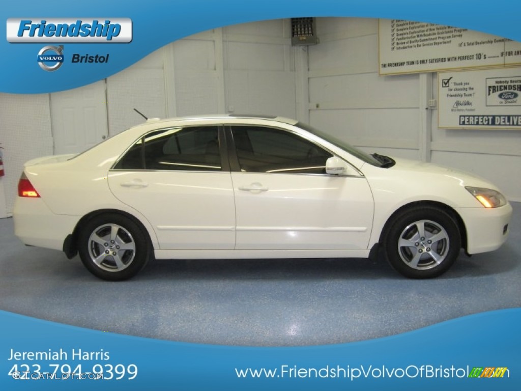 2006 Accord Hybrid Sedan - Premium White Pearl / Ivory photo #1