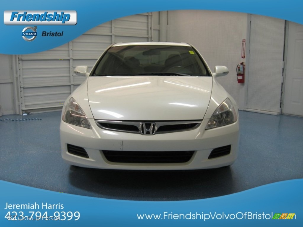 2006 Accord Hybrid Sedan - Premium White Pearl / Ivory photo #3