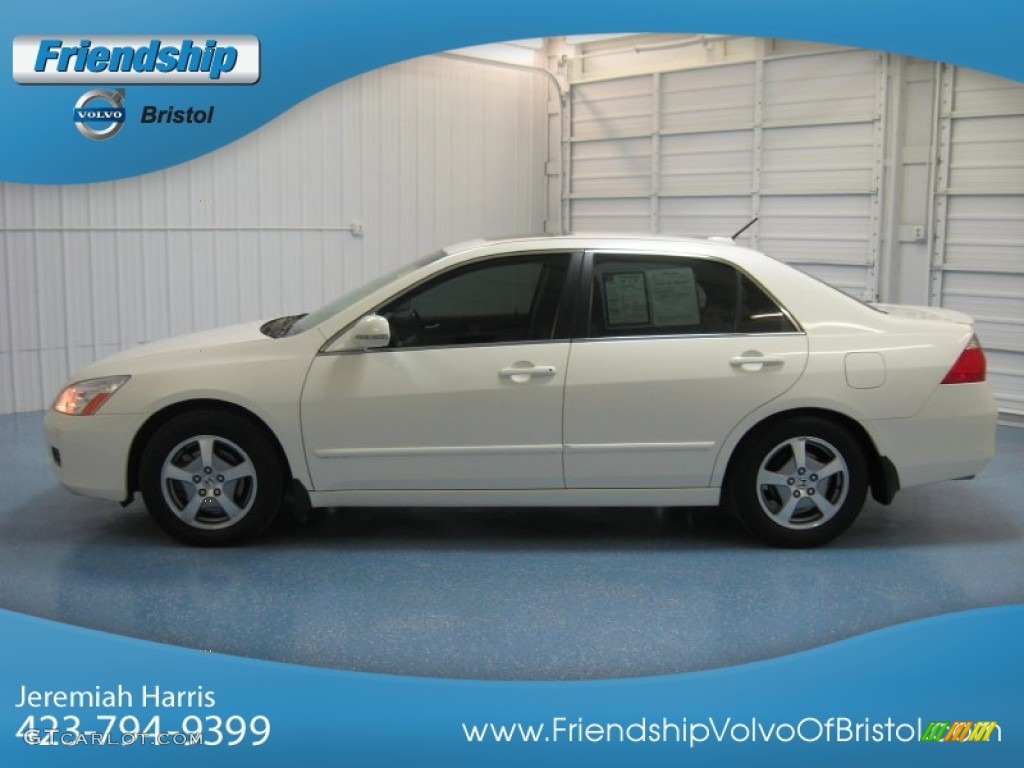 2006 Accord Hybrid Sedan - Premium White Pearl / Ivory photo #5