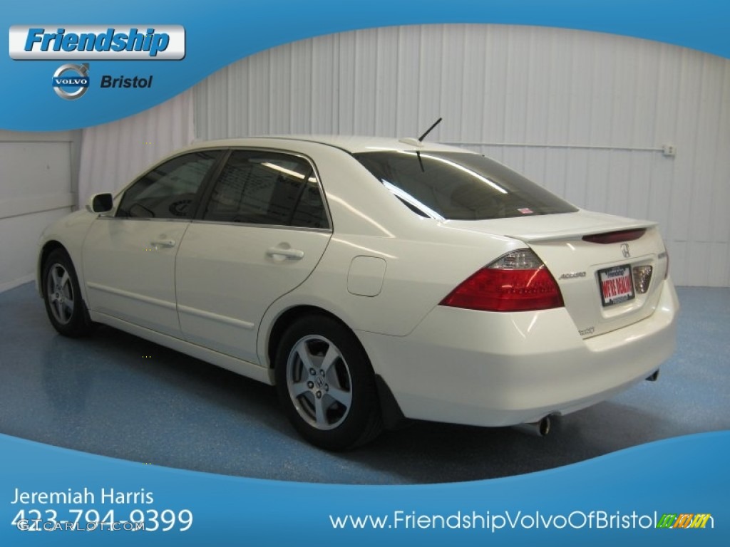 2006 Accord Hybrid Sedan - Premium White Pearl / Ivory photo #6