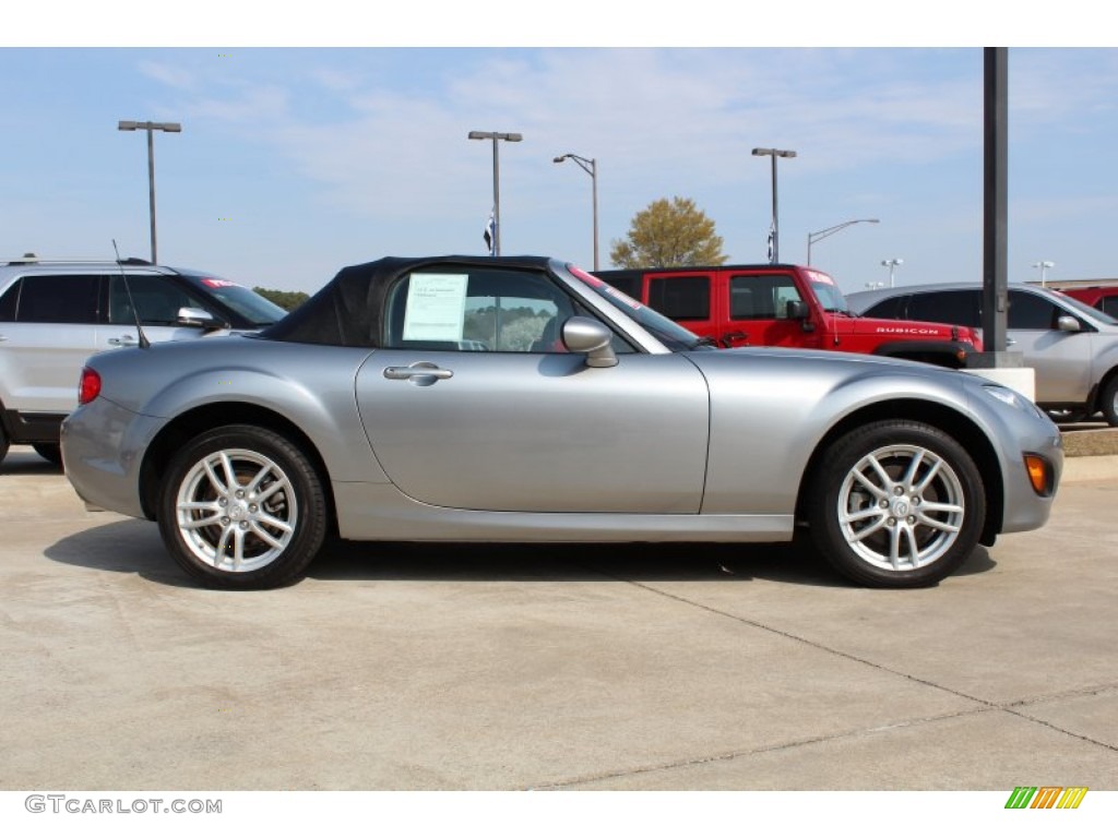 Liquid Silver Metallic 2011 Mazda MX-5 Miata Sport Roadster Exterior Photo #78164929