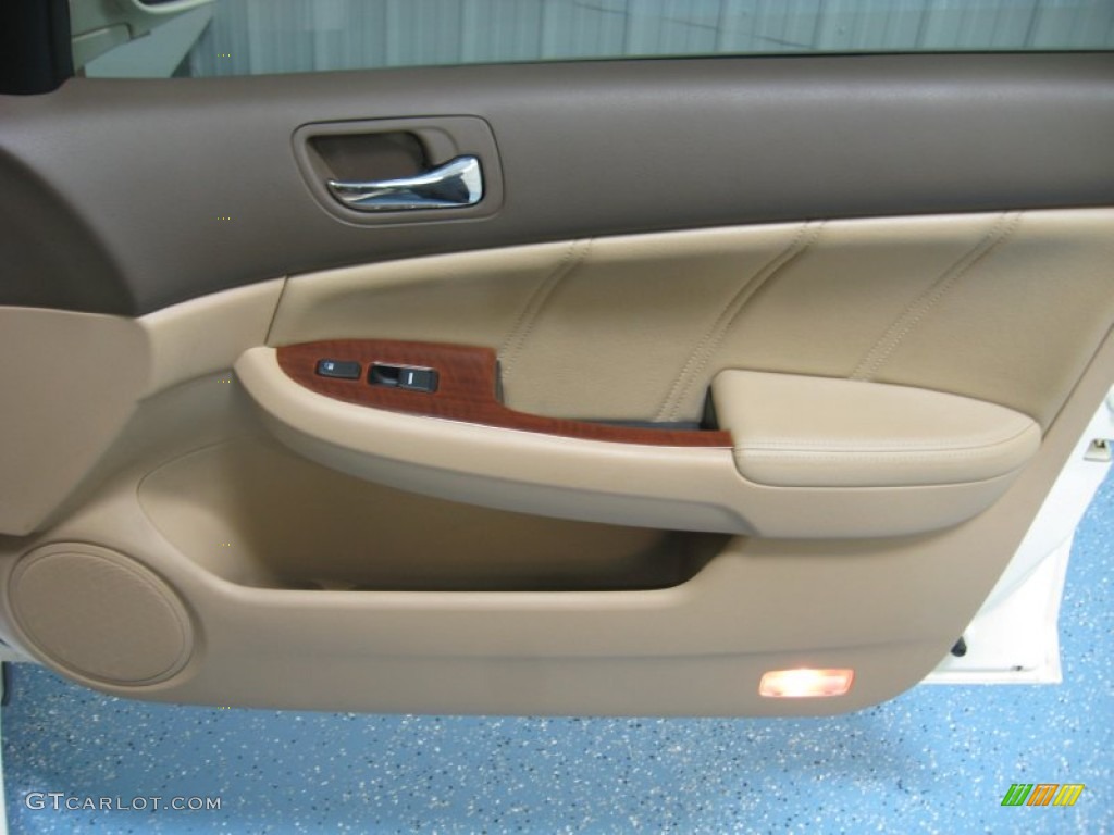 2006 Honda Accord Hybrid Sedan Ivory Door Panel Photo #78164979
