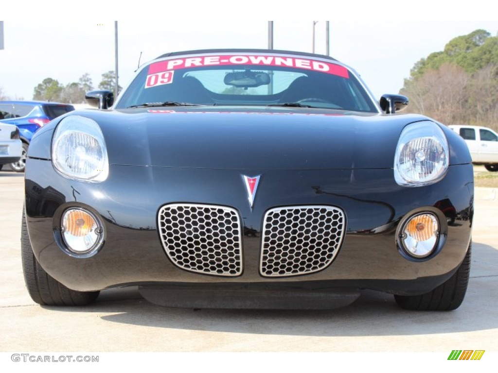 Mysterious Black 2009 Pontiac Solstice Roadster Exterior Photo #78165527
