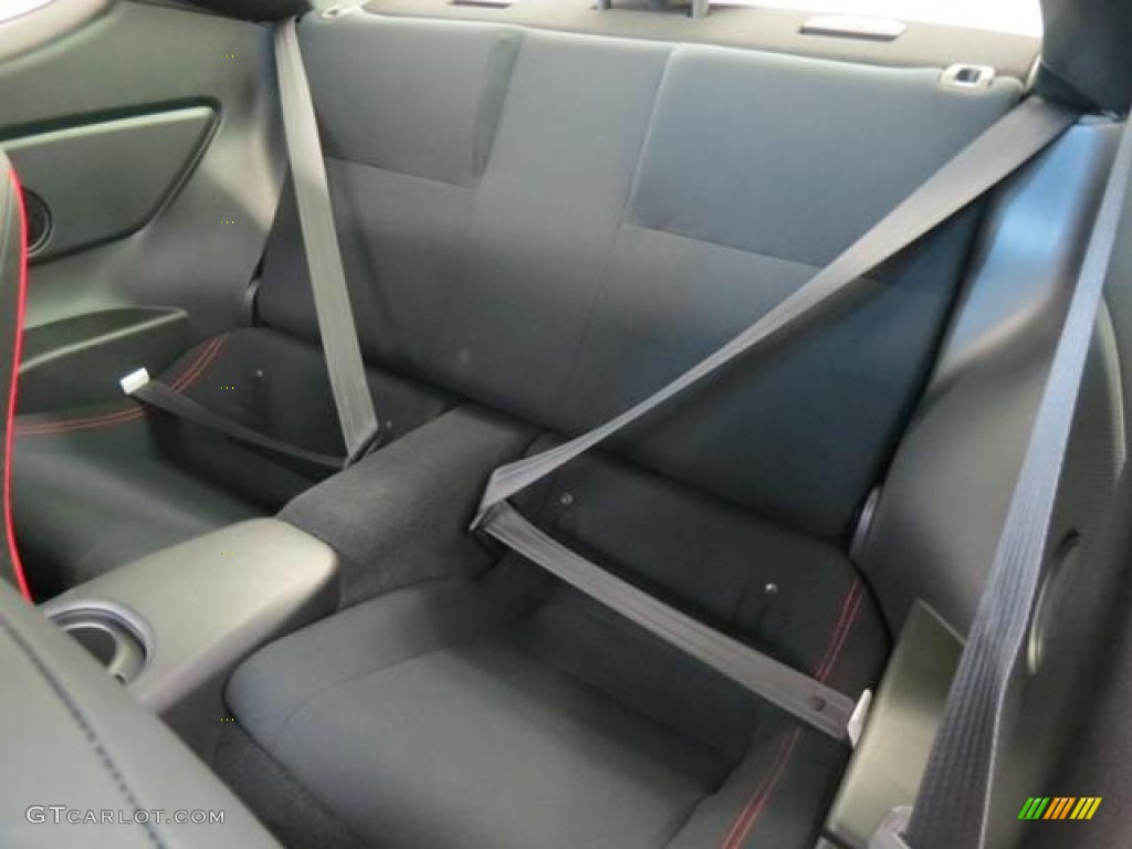 Black/Red Accents Interior 2013 Scion FR-S Sport Coupe Photo #78166367