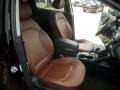 2011 Hyundai Tucson Black/Saddle Interior Front Seat Photo
