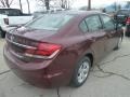 Crimson Red Pearl - Civic LX Sedan Photo No. 4