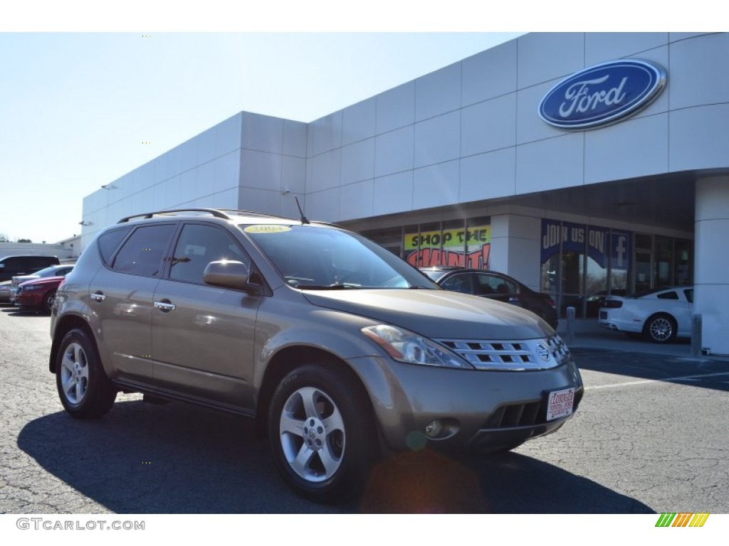 2004 Murano SL AWD - Luminous Gold Metallic / Charcoal photo #1