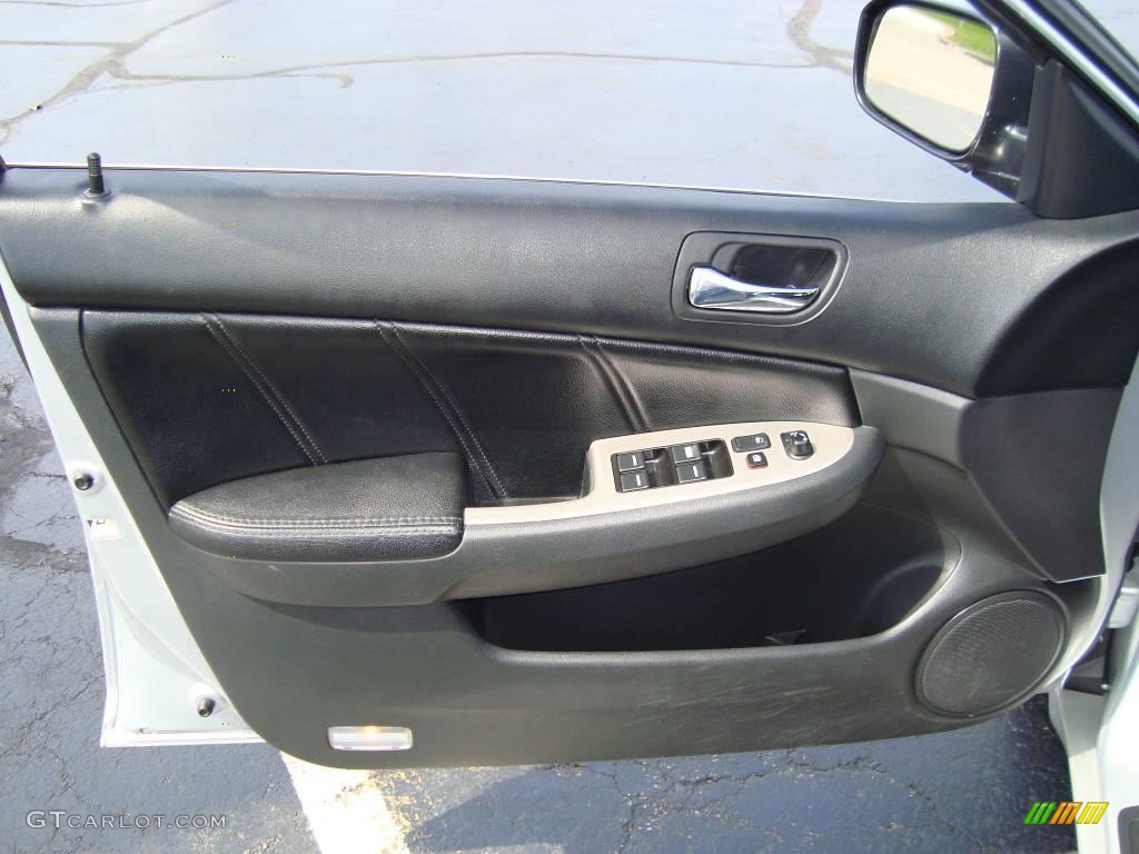 2006 Accord EX-L V6 Sedan - Alabaster Silver Metallic / Black photo #11