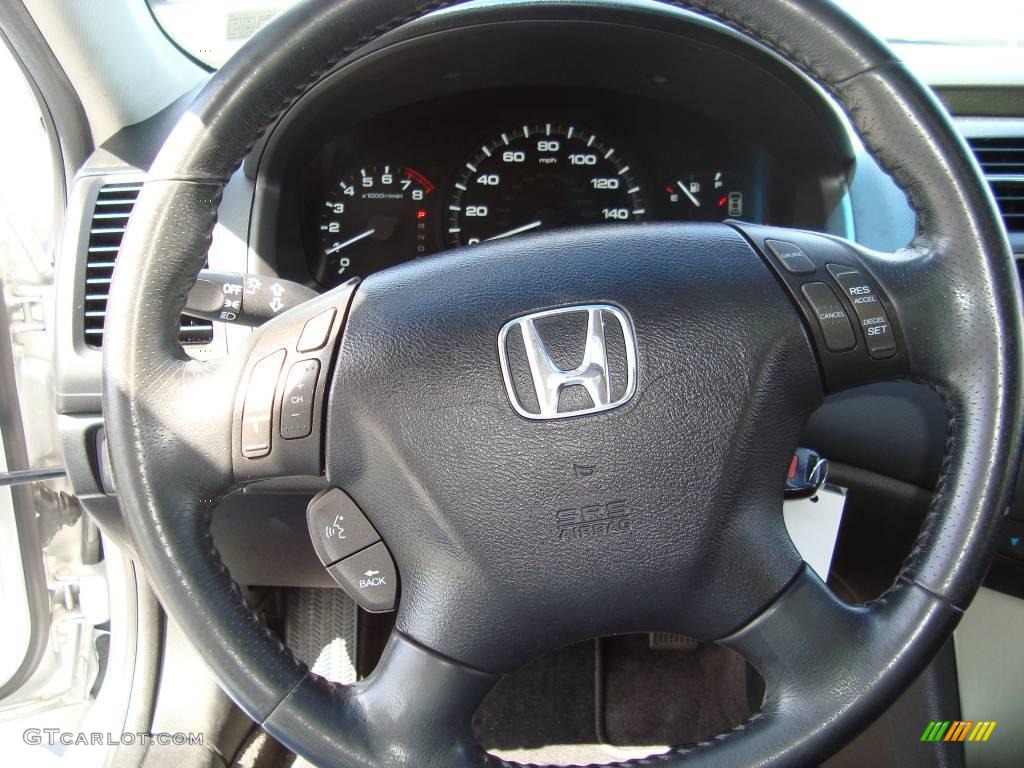 2006 Accord EX-L V6 Sedan - Alabaster Silver Metallic / Black photo #16