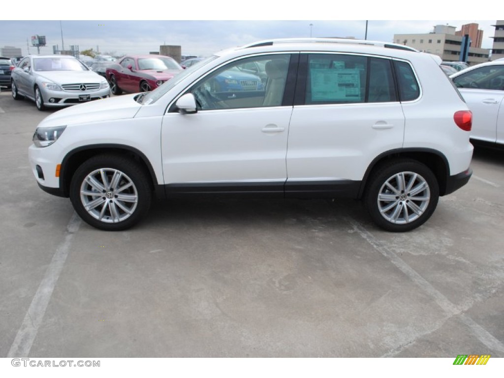 Candy White 2013 Volkswagen Tiguan SE 4Motion Exterior Photo #78169164