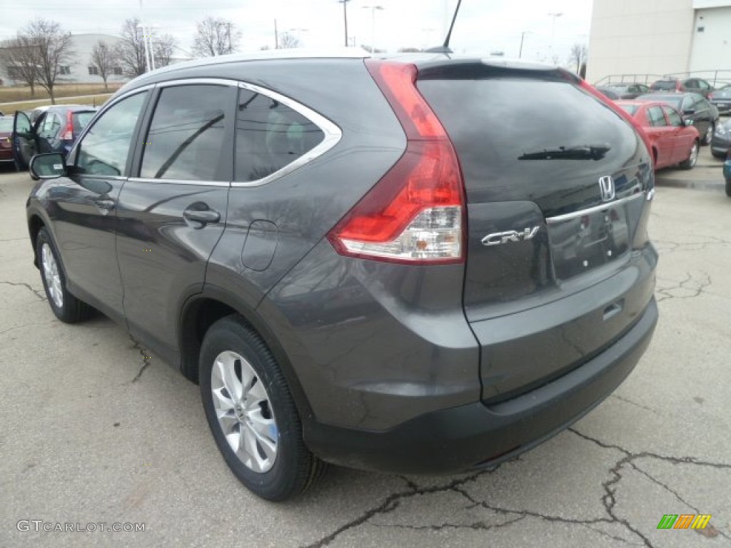 2013 CR-V EX-L AWD - Polished Metal Metallic / Gray photo #2