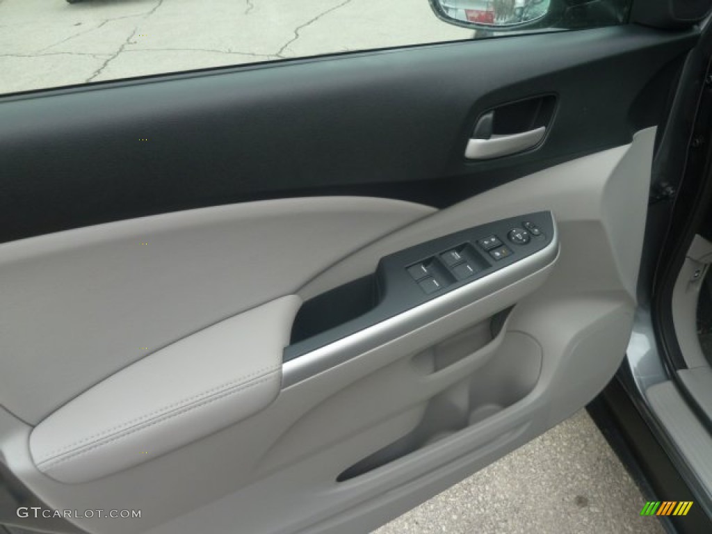 2013 CR-V EX-L AWD - Polished Metal Metallic / Gray photo #14