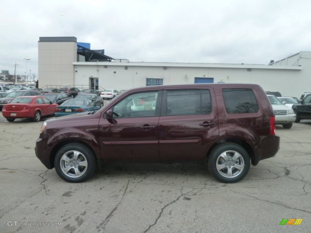 Dark Cherry Pearl Honda Pilot