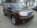 2013 Dark Cherry Pearl Honda Pilot EX-L 4WD  photo #6