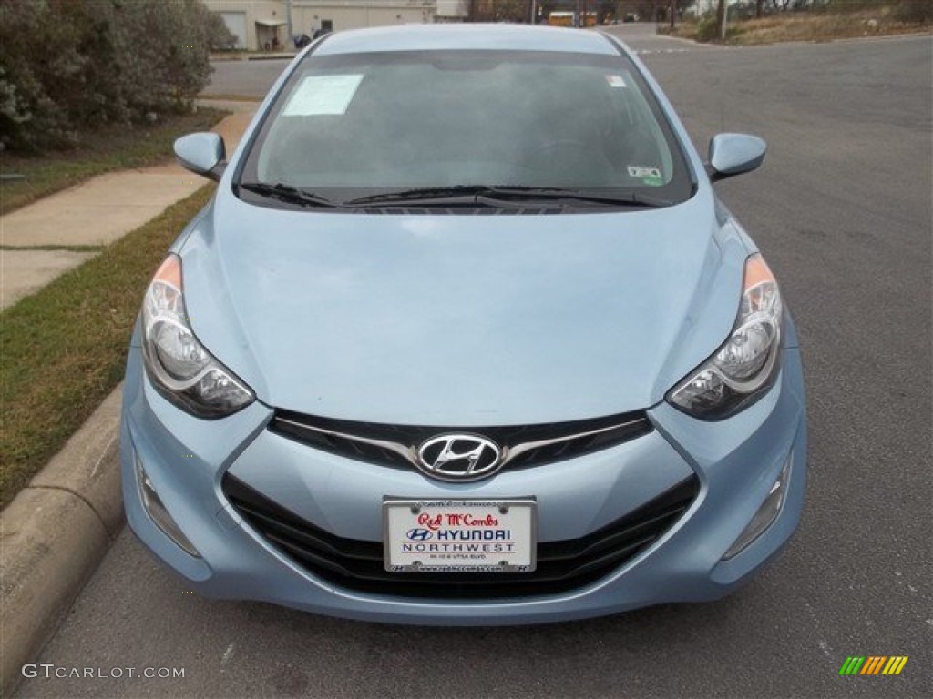 2013 Elantra Coupe GS - Blue Sky Metallic / Gray photo #1