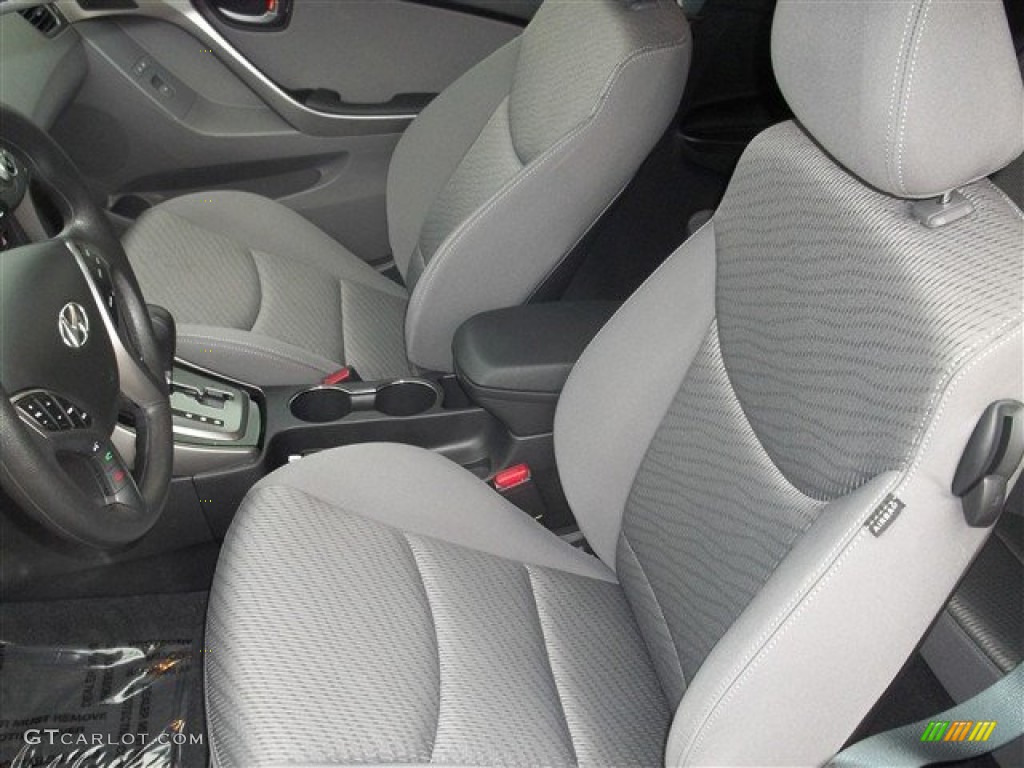 2013 Elantra Coupe GS - Blue Sky Metallic / Gray photo #12