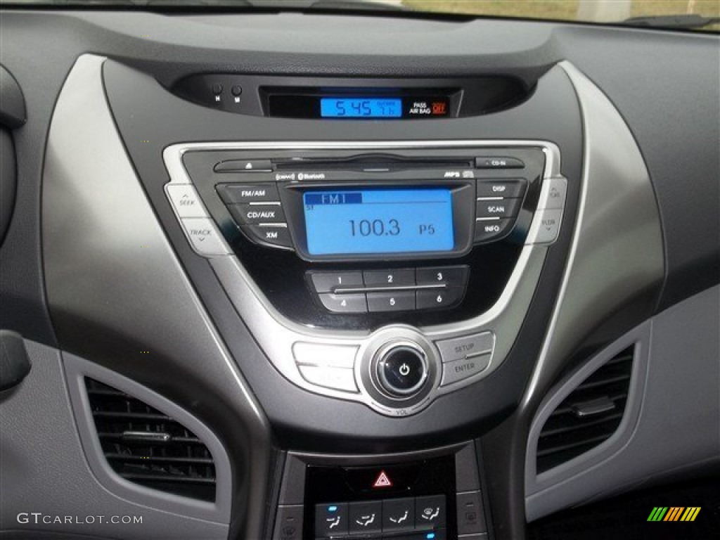 2013 Elantra Coupe GS - Blue Sky Metallic / Gray photo #14
