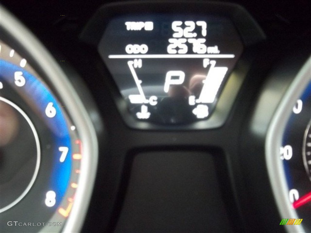 2013 Elantra Coupe GS - Blue Sky Metallic / Gray photo #15