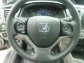 2013 Polished Metal Metallic Honda Civic HF Sedan  photo #17
