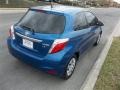 2012 Blazing Blue Pearl Toyota Yaris L 3 Door  photo #5