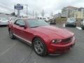 2012 Red Candy Metallic Ford Mustang V6 Premium Convertible  photo #1