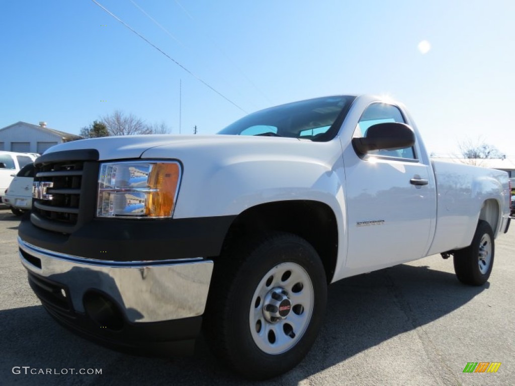 2013 Sierra 1500 Regular Cab - Summit White / Dark Titanium photo #3