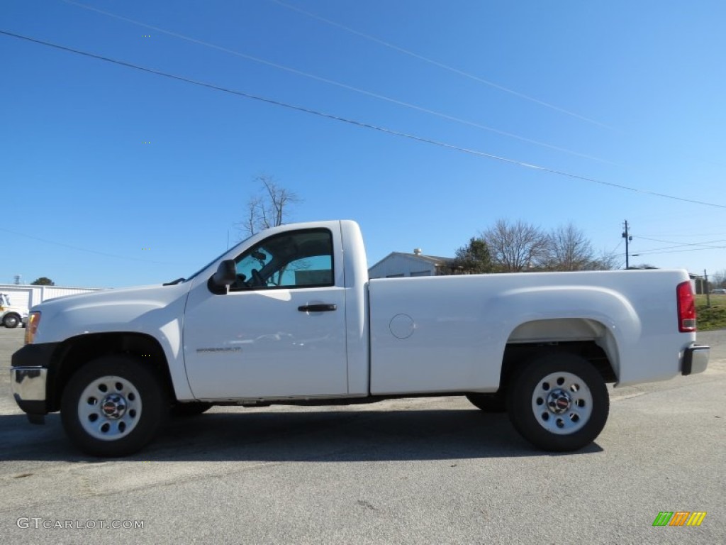 2013 Sierra 1500 Regular Cab - Summit White / Dark Titanium photo #4