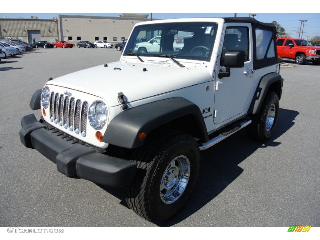 Stone White Jeep Wrangler