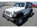 2009 Stone White Jeep Wrangler X 4x4  photo #1