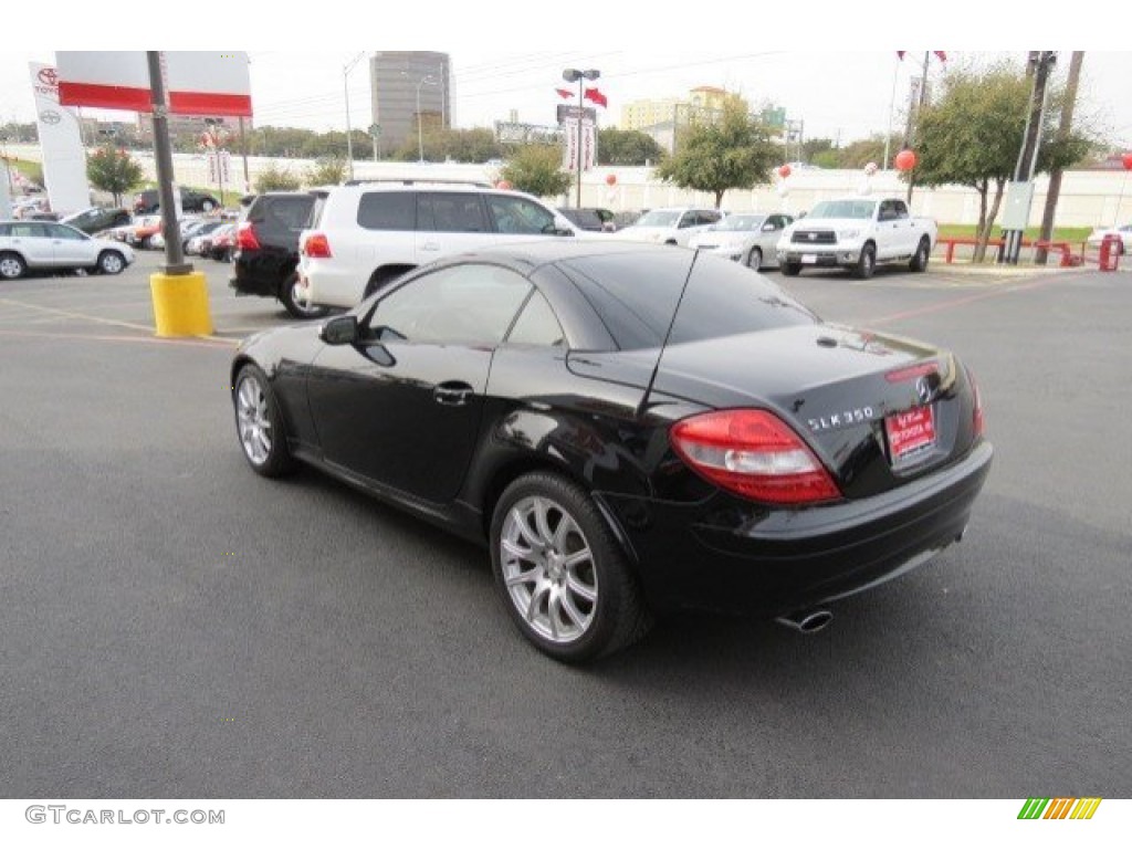 2006 SLK 350 Roadster - Obsidian Black Metallic / Beige photo #5