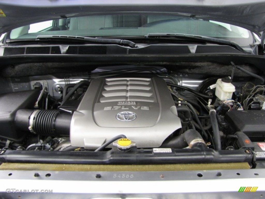 2009 Toyota Tundra Limited CrewMax 4x4 5.7 Liter Flex-Fuel DOHC 32-Valve i-Force VVT-i V8 Engine Photo #78175269