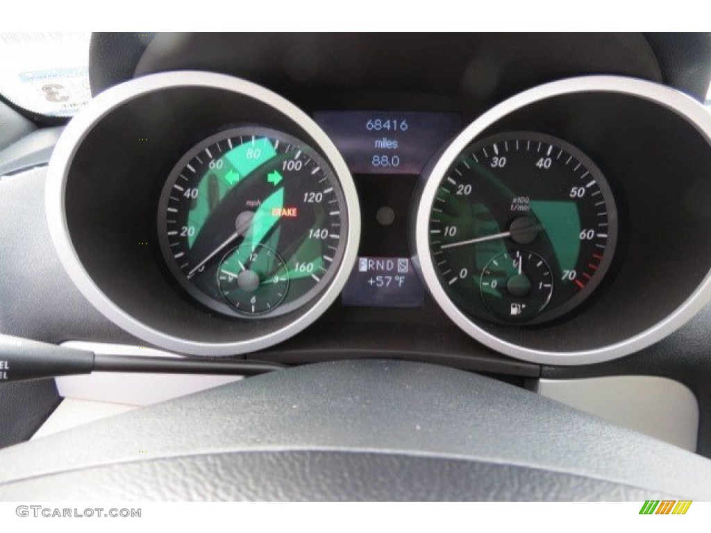 2006 SLK 350 Roadster - Obsidian Black Metallic / Beige photo #15