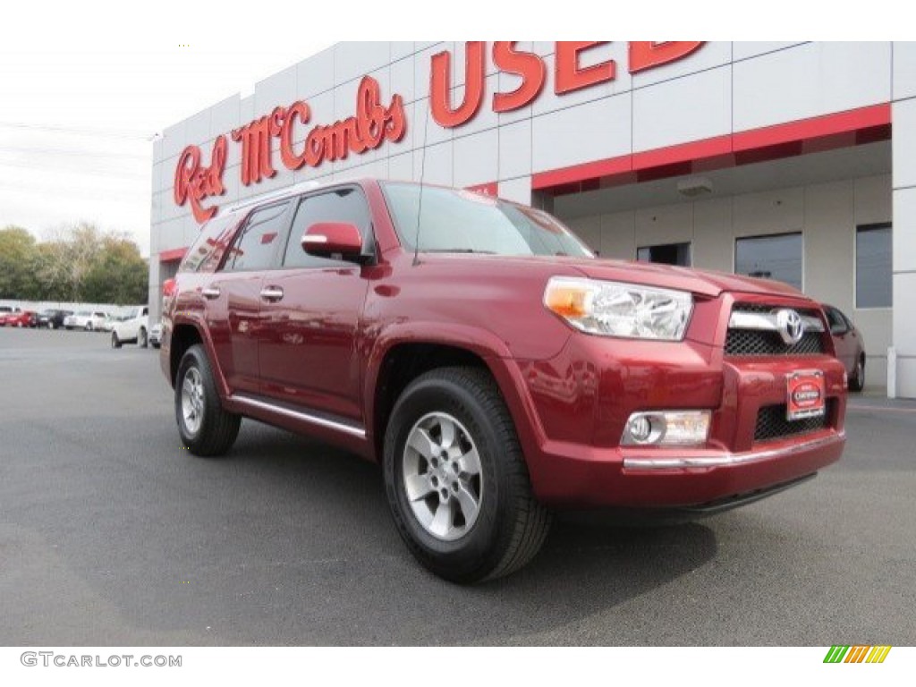 2012 4Runner SR5 - Salsa Red Pearl / Black Leather photo #1