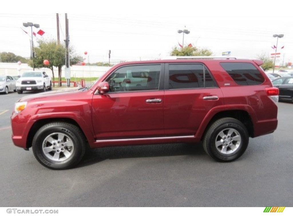 2012 4Runner SR5 - Salsa Red Pearl / Black Leather photo #4
